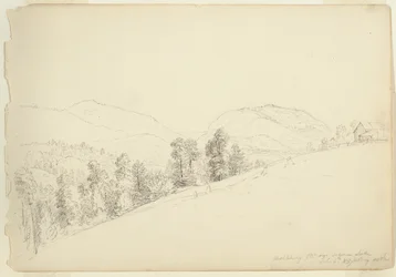 Montagne Whorllebury près du lac Schroon, New York, 1837